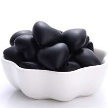 10入組心形矽膠珠子DIY基本款配件