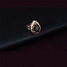 4件/套女士時尚誇張的鑲嵌水晶黑色樹脂珠寶套裝-項鍊、耳環、戒指、手鐲-適用於婚禮/派對/活動 - 黑色 - 查看 8