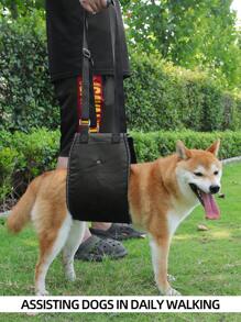 Arnés Para Perros Caminando Asistido - Correa De Ayuda Para Caminar De Perro - Arnés De Apoyo Trasero Para Perros Discapacitados - Asistente De Caminar Después De La Cirugía - Negro - Ver 5