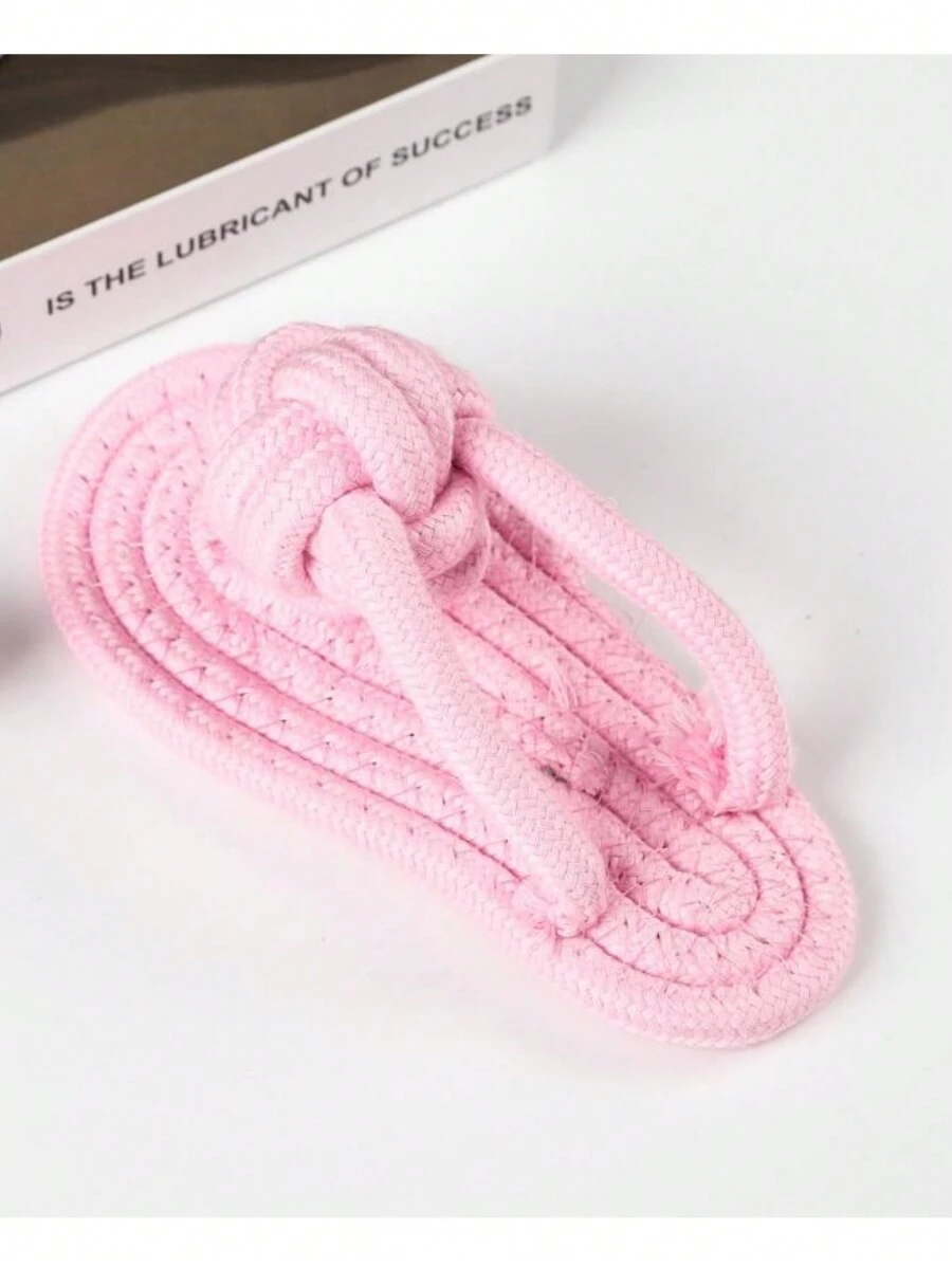 Newly Designed Pet Dog Teeth Grinding Toy Set, Candy Colored Knitted Rope Dog Toy, Dental Chewing Stick