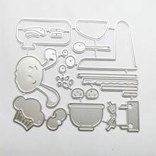 復活節兔子屋DIY切割模具剪貼簿雕刻 - 黃色 - 查看 3