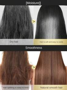 1瓶70毫升護髮精油,修復乾燥頭髮,改善毛躁,無需沖洗的滋養柔軟油