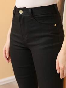 Women Jeans - màu đen - Xem 7