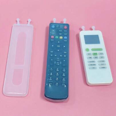 1个/3个装电视/空调遥控器弹性防尘罩，适用于学校、办公室、家庭、旅行、包袋、收纳整理、储物隔热、闺蜜节、宠物派对、嘉年华、厨房装饰、家居用品