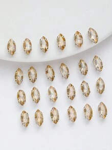 100pcs 5*10mm Hand-Sewing DIY Claw Glass Accessories For Bags, Shoes, Clothing Materials