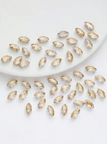 100pcs 5*10mm Hand-Sewing DIY Claw Glass Accessories For Bags, Shoes, Clothing Materials