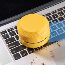 桌面吸塵器迷你便攜式吸塵器適用於鍵盤、家庭辦公室和汽車清潔 - 粉色 - 查看 7