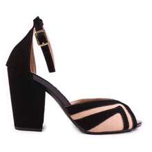 Women Heeled Sandals - Negro - Ver 4