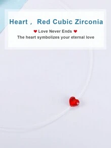 1入歐美風格S925純銀鋯石吊坠项链，透明線條設計鎖骨鏈，簡約優雅的領口，適合女性每日穿著，百搭必備，是女孩/女性的理想禮物