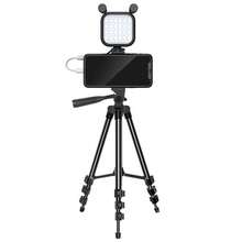 Điện thoại thông minh Video Bộ dụng cụ , Bộ dụng cụ , Bộ dụng cụ , Với Microphone Ánh sáng Giá ba chân Có thể Mở rộng Điện thoại Kẹp Điều khiển từ xa Tương thích với - màu đen - Xem 10