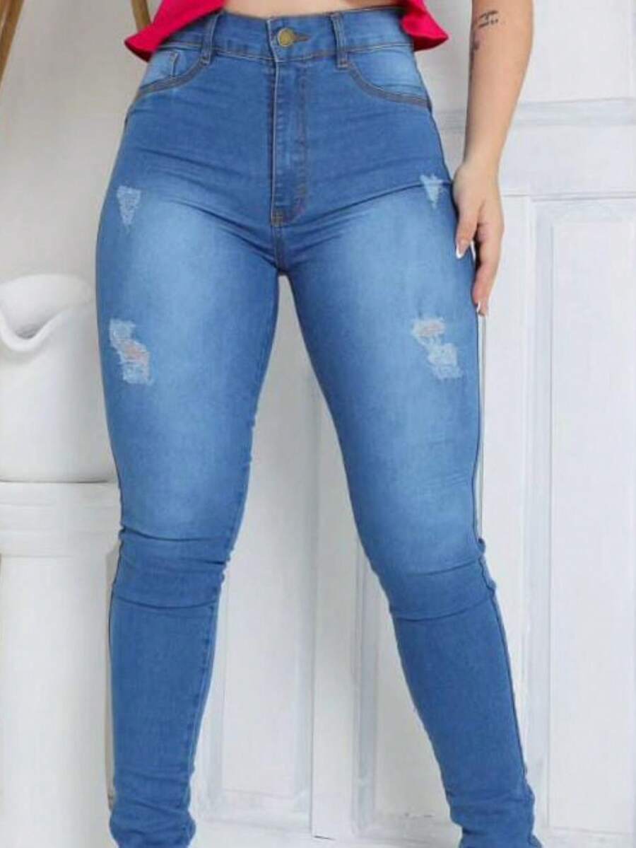 Women Jeans - Rửa nhẹ - Xem 1