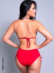 Women Bikini Sets - Đỏ và trắng - Xem 3