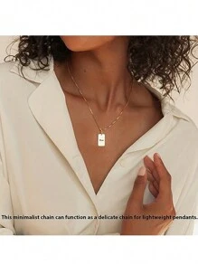 Collana in argento sterling 925 per donne e ragazze, Collana a catena a maglie, con chiusura a moschettone - ultra sottile e resistente, lunghezze 16/18/20/22/24 pollici di FOREVER QUEEN