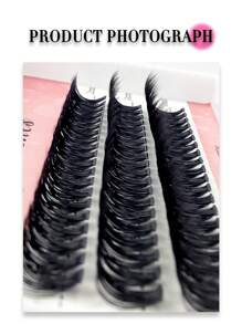 Miss Wink 50D Densely Curled 60pcs 3-Row False Lashes, 12-16mm Mixed Lengths, Waterproof Mink Fibers, Natural & Volumized Look, Portable DIY Self-Lash, Suitable For Light & Full Makeup, Daily & Event Use