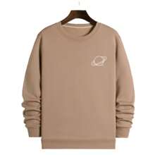 Women Sweatshirts - 米色 - 查看 2