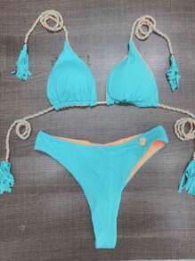 Women Bikini Sets - Màu xanh Bạc hà - Xem 1