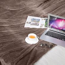 羊毛絨毯,適用於沙發的特大尺寸,柔軟舒適的毛茸茸裝飾,沙發厚實床毯(淺棕色)