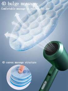 1 雙藍色卵石鞋墊