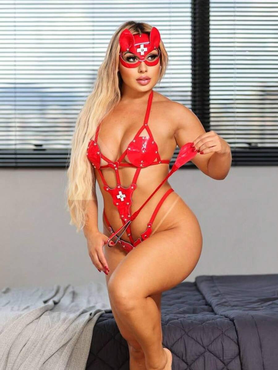 Women Sexy Lingerie - Đỏ - Xem 1