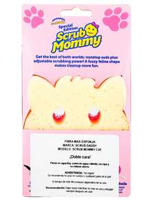 SCRUB MOMMY CAT PINK (DOBLE CARA) 1 PIEZA - Rosa Fucsia - Ver 3