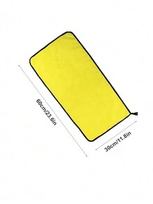 Pet Bath Brush And Towel Set - Yellow - View 7