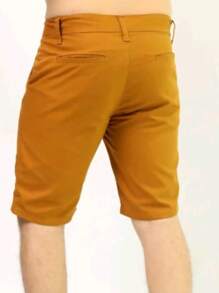 Men Shorts - 駝色 - 查看 3