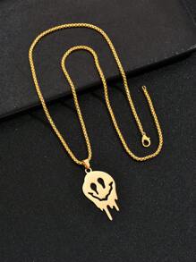 1st Ghost Pendant ketting en armband set, modeaccessoires voor mannen, Halloween