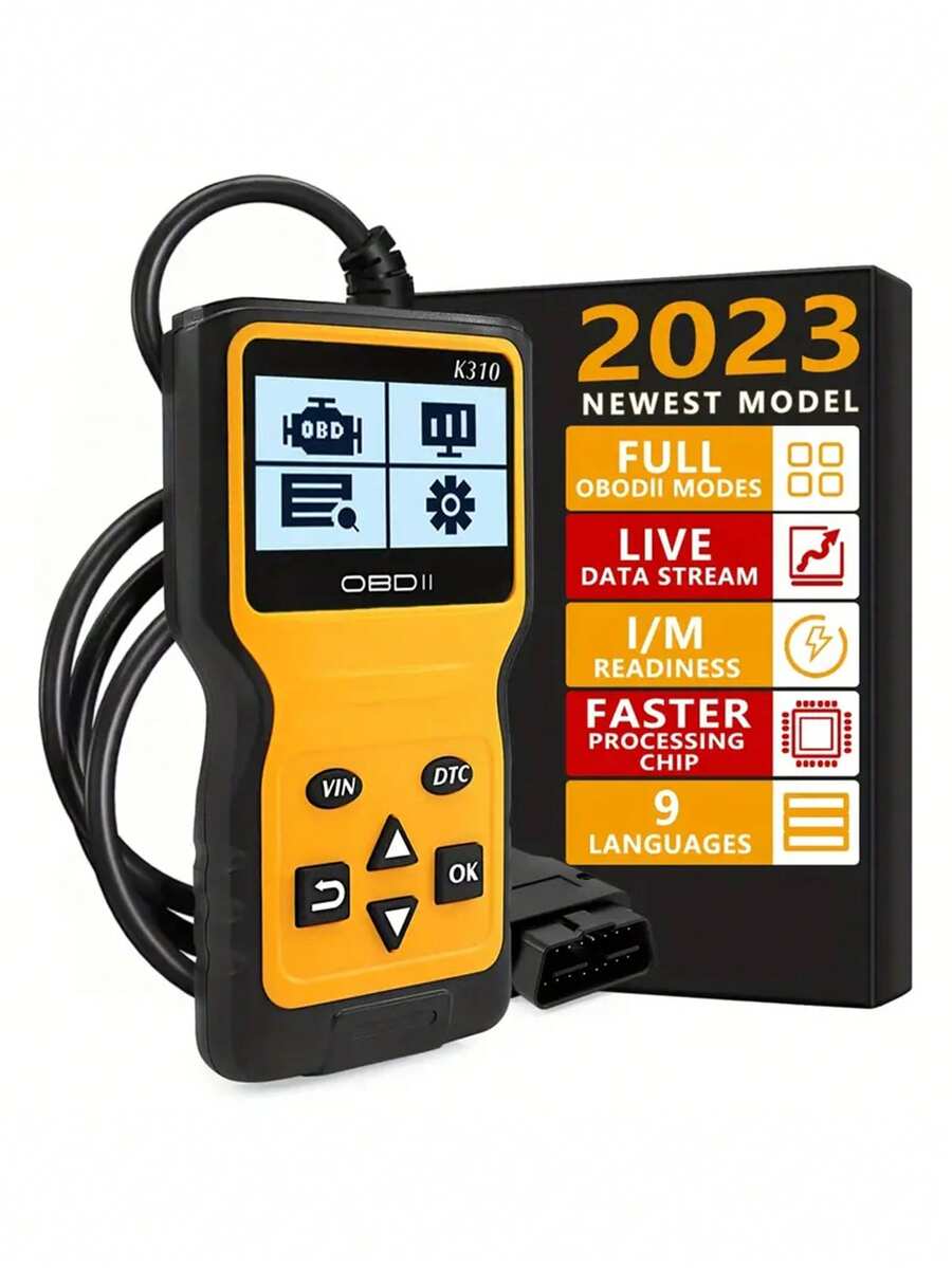 Upgrade V310 Car OBD2 Scanner Diagnose Engine Faults & Read Codes for