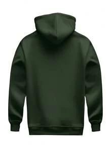 Men Sweatshirts - 墨綠色 - 查看 2