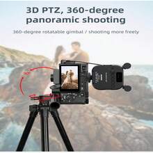 Điện thoại thông minh Video Bộ dụng cụ , Bộ dụng cụ , Bộ dụng cụ , Với Microphone Ánh sáng Giá ba chân Có thể Mở rộng Điện thoại Kẹp Điều khiển từ xa Tương thích với - màu đen - Xem 8