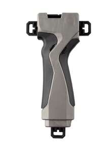 Gray Burst Spinning Top With Pull Cord Launcher And Handle - Grey - View 5
