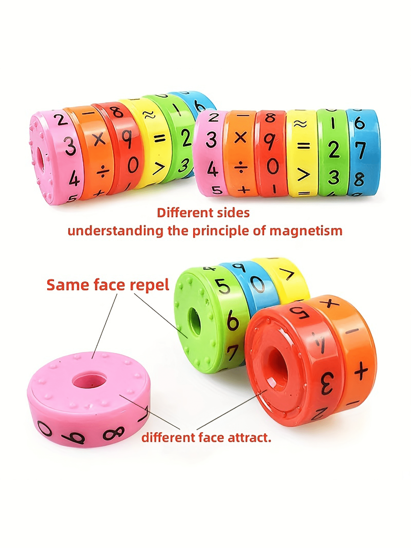 1PC Arithmetic Cube Kids' Multicolor Arithmetic Cube Toy For