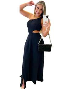 Women Jumpsuits - Black - View 1