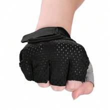 女性半指短無指手套,適用於室內瑜珈養生、健身身體塑形訓練,適用於舉重、騎自行車、健身房等運動