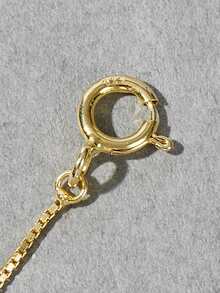 1入組極簡風格基本款設計925 銀心&媽媽的珍珠吊墜項鍊適合女士,日常穿著禮品