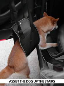 Arnés Para Perros Caminando Asistido - Correa De Ayuda Para Caminar De Perro - Arnés De Apoyo Trasero Para Perros Discapacitados - Asistente De Caminar Después De La Cirugía - Negro - Ver 7