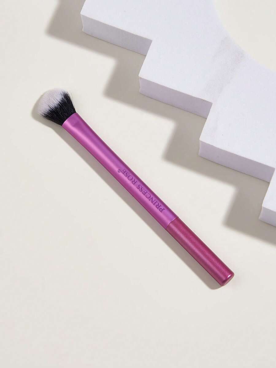 Princess Rose 1支便携式粉色铝管化妆刷套装，包含扁平刷和斜角眼影刷、遮瑕刷、轮廓刷、细节刷、鼻影刷、腮红刷、晕染刷、扁平刷等。套装包含多种化妆刷，包括化妆刷套装、化妆刷套装、全套化妆刷、化妆刷套装、化妆礼盒套装等。 - 玫紅色 - 查看 1