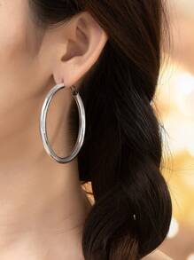 Minimalist Hoop Earrings - Earrings - View 8