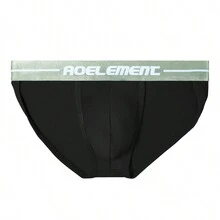 1 Miếng Nam Modal Eo thấp U Lồi Thoáng khí Thể thao Đồ lót Tam giác Quần short Với Cao eo Cho mùa hè - màu đen - Xem 3