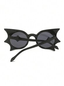 1 件女士派对嘻哈趣味蝙蝠时尚眼镜，适合万圣节派对、夏季海滩度假、户外、旅行