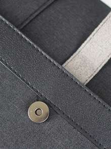 Large Capacity Business Travel Briefcase For Commuter's Document And Laptop, File Bag Classroom Laptop Bags Classroom Bags Teacher Storage Bags Classroom Organizer Bags - Black - View 4