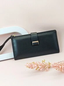 MINGYOU Sành điệu Tinh tế Mềm mại Vải Khóa Dài Đa chức năng Dung lượng lớn Ví , Đa chức năng Dây kéo Có thể mang đi Học sinh Ví thẻ Ví tiền xu , Hoa Cỏ Dễ thương Phù hợp Trẻ Học sinh Qủa tặng NỮ Ví - màu đen - Xem 6