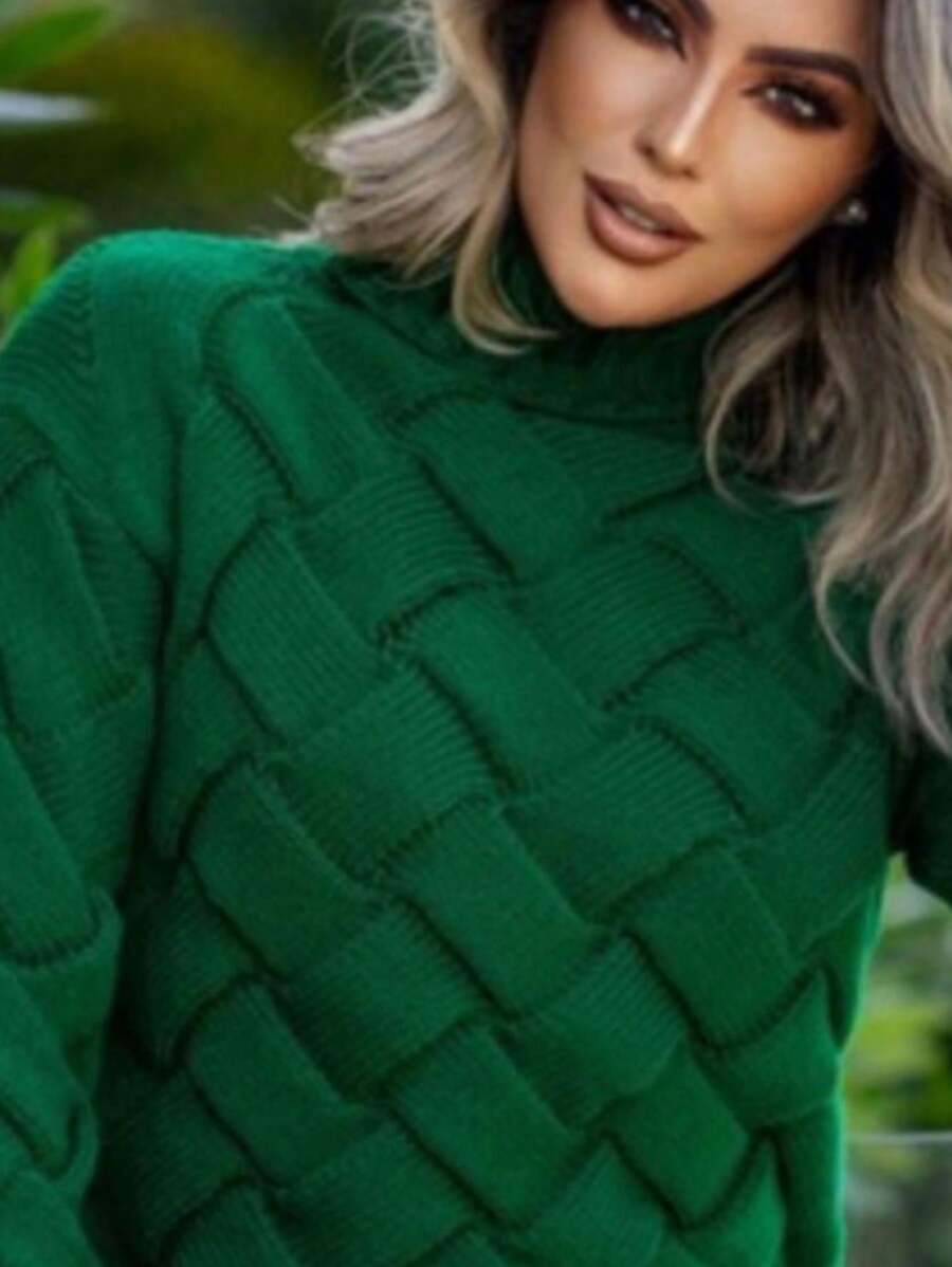 Women Sweaters - Militaire verte - Voir 1