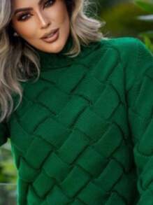 Women Sweaters - Militaire verte - Voir 2