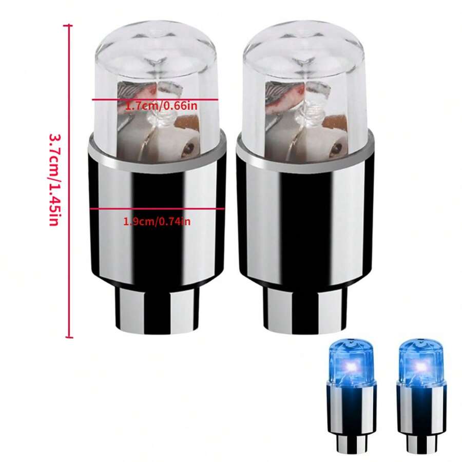 2pcs LED Bike Motorcycle Wheel Tire Lamp/ Car Wheel Spoke Light Valve