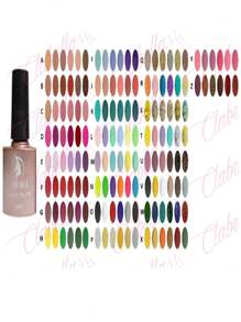 Gel para uñas por gamas (A,B,C,D,E,F,G,H,I,J) - Color caoba - Ver 2