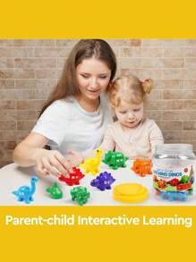 1 bộ Montessori Học tập Đồ Chơi Bộ 13 cái Tốt Động cơ Đồ chơi Tính hai mặt ABC 26 Phù hợp Khủng long Chữ cái Học tập Trò chơi Trẻ em Lứa tuổi 3-5 Đối với Trường mẫu giáo Giáo dục Qủa tặng ( Màu sắc tùy ý ) ( một số Ngẫu nhiên ) - Nhiều màu - Xem 6