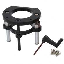 Un Conjunto De Juego Para Levantar El Router En Azul Y Placa De Router De Aluminio Para La Mesa Universal De Enrutador De Carpintería De 65 Mm, Banco De Trabajo De Mesa De Enrutador Y Máquina De Grabado - Azul - Ver 9