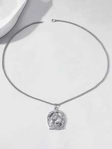 Dây chuyền mặt dây chuyền nam - Bạc - Xem 4