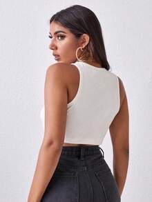 Women Tops - 白色 - 查看 2